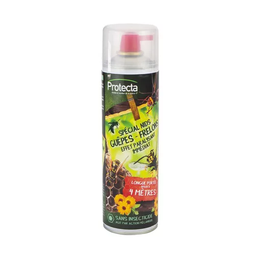 Aérosol spécial nid de guêpes et frelons Protecta - 500 ml