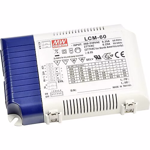 Driver LED Mean Well LCM-60DA avec DALI et Protection Avancée – Réf. KMTBTIICE4421970465