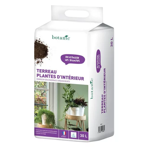 Terreau plantes d'intérieur 30 L