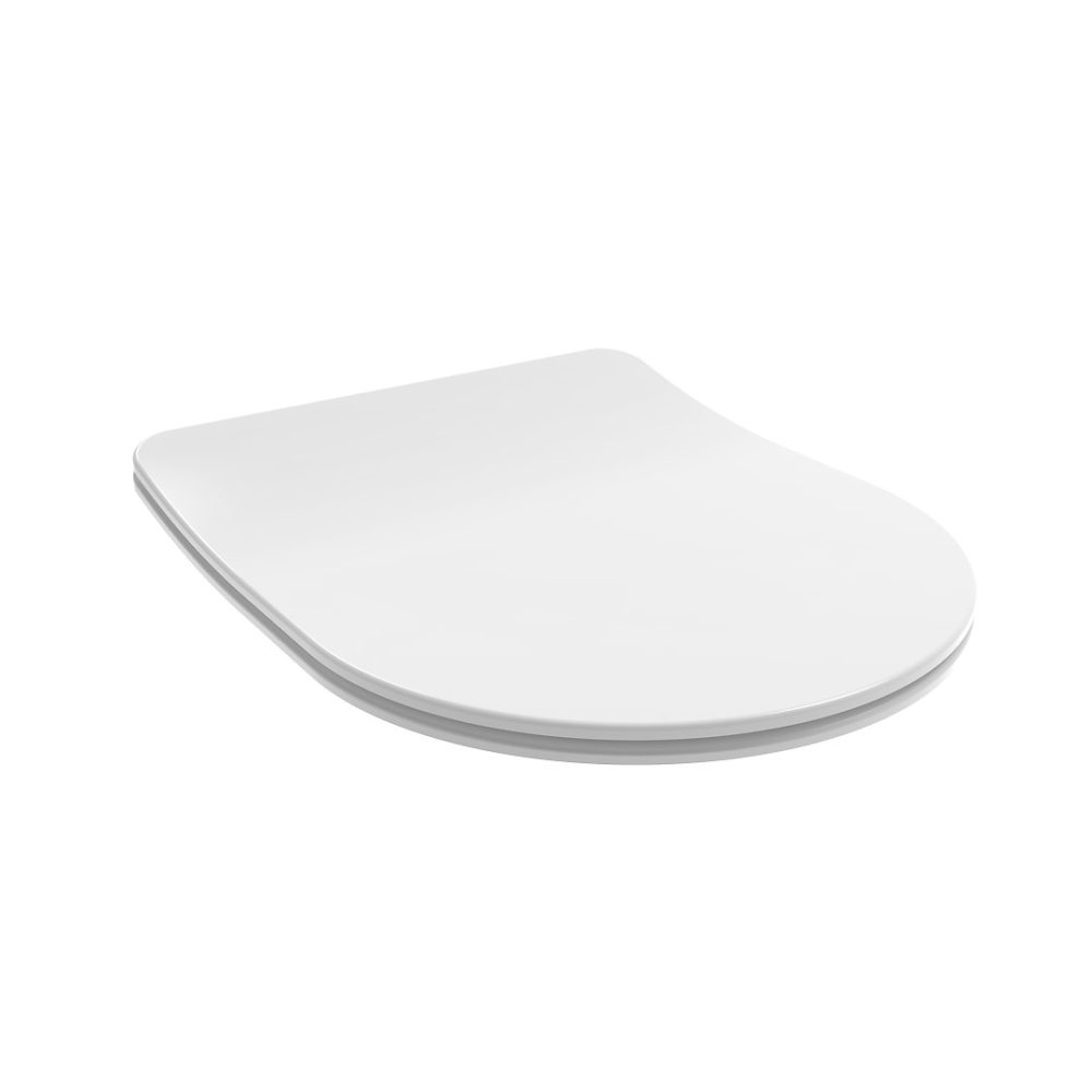 Abattant Wc À Fermeture Ralentie Et Déclipsage Rapide Blanc Forme D | WC