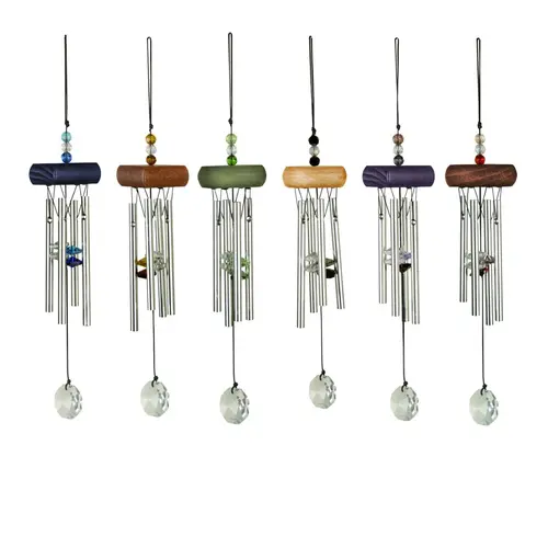 Carillons diam's coloris gris - 30 cm