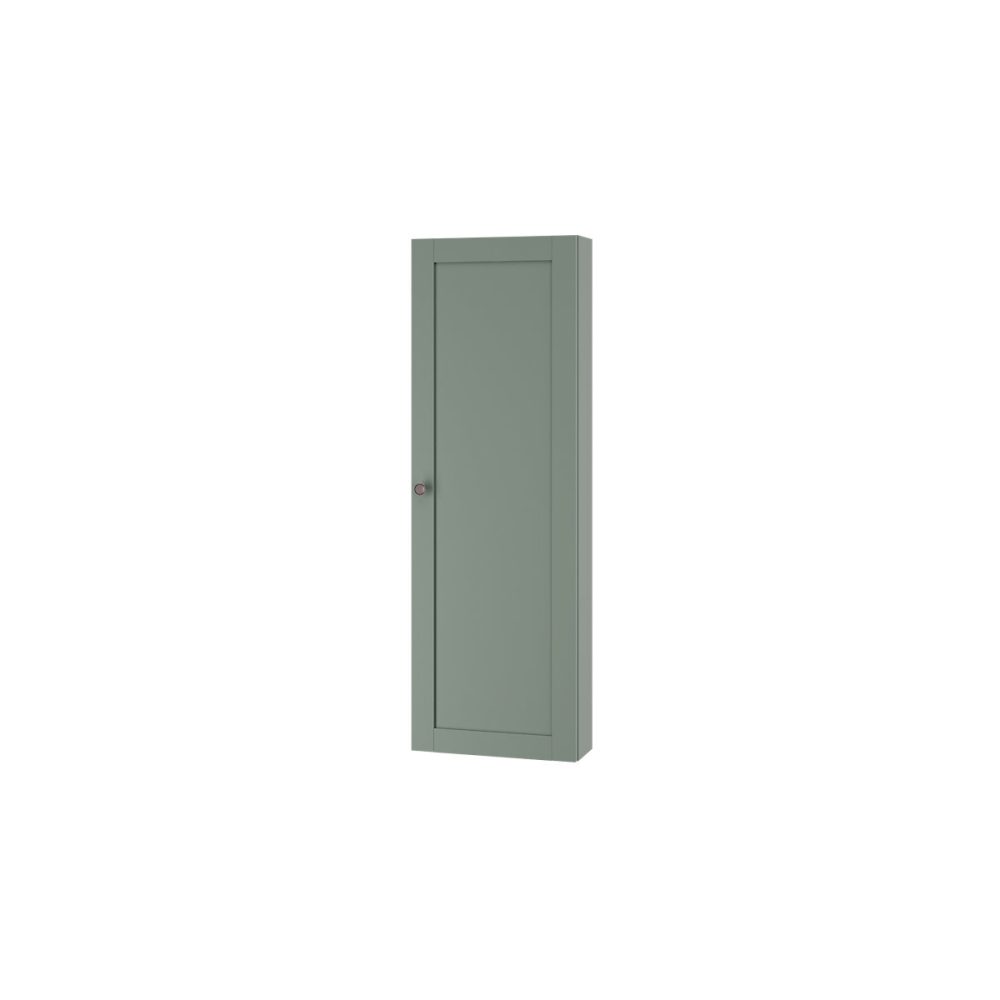 Meuble de salle de bains – Colonne de salle de bains faible profondeur vert sauge l. 40 x H. 120 x P. 15 cm GoodHome Imandra