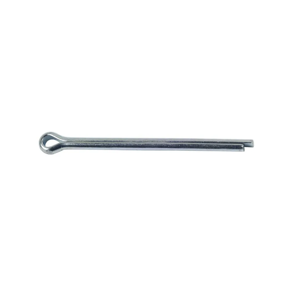 100 Goupilles Fendues D. 2 × 36 mm – DIN 94, Zingué blanc, D-Work