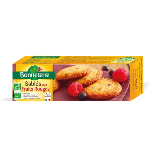 Sablés aux fruits rouges 150 g