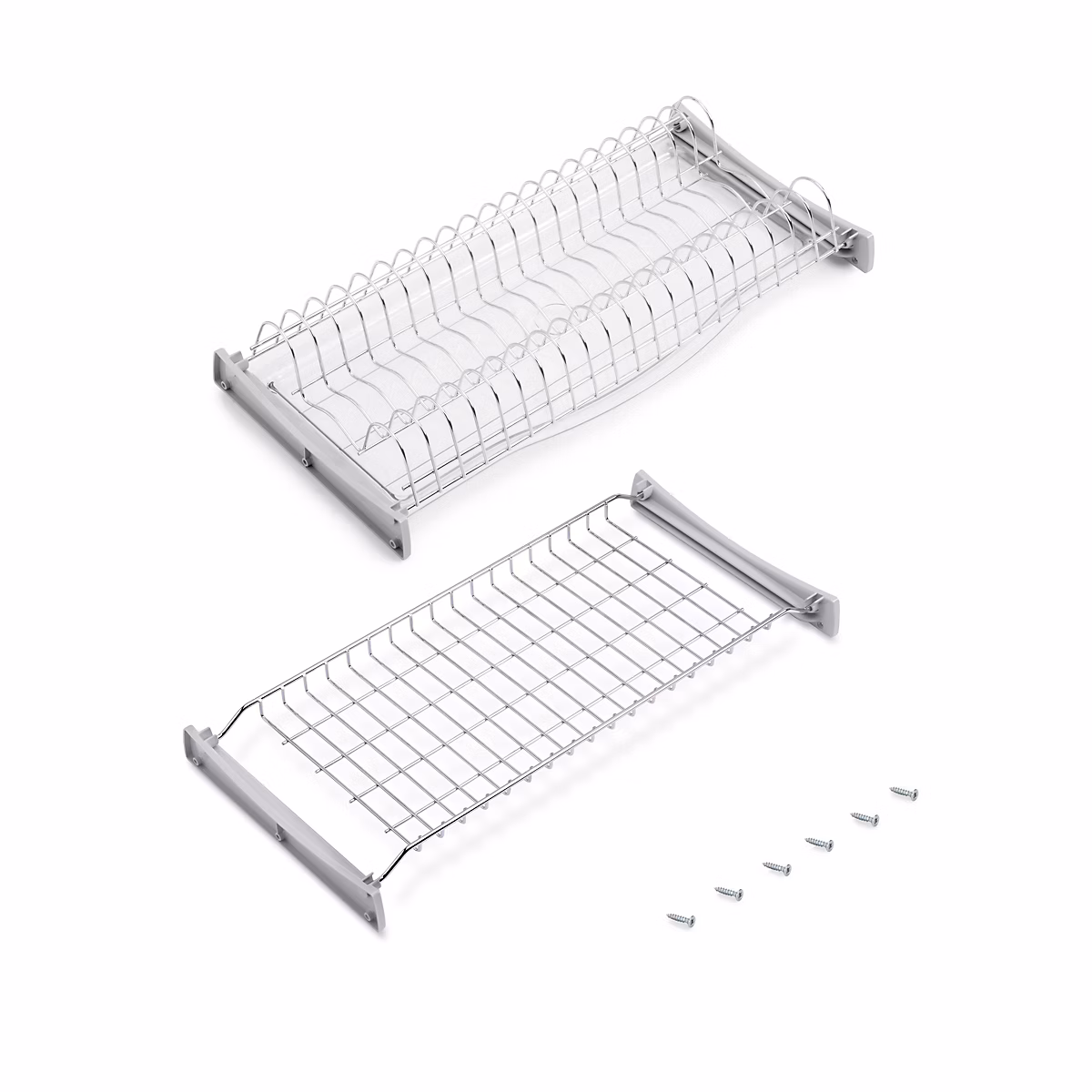 Emuca Égouttoir Suprastar pour module – 600, Acier, Chromé