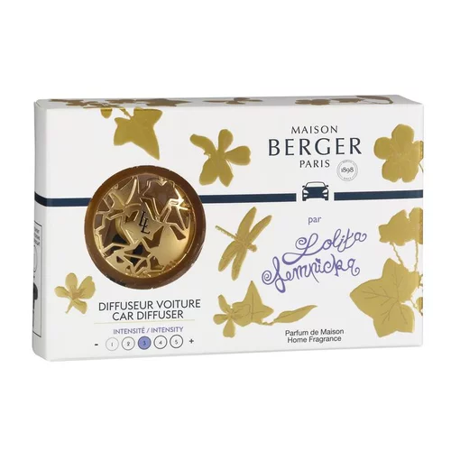 Pack diffusion pour voiture Lolita Lempicka coloris or satiné
