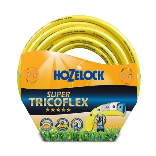 Tuyau super tricoflex coloris jaune Hozelock - 50 m x Ø 19 mm