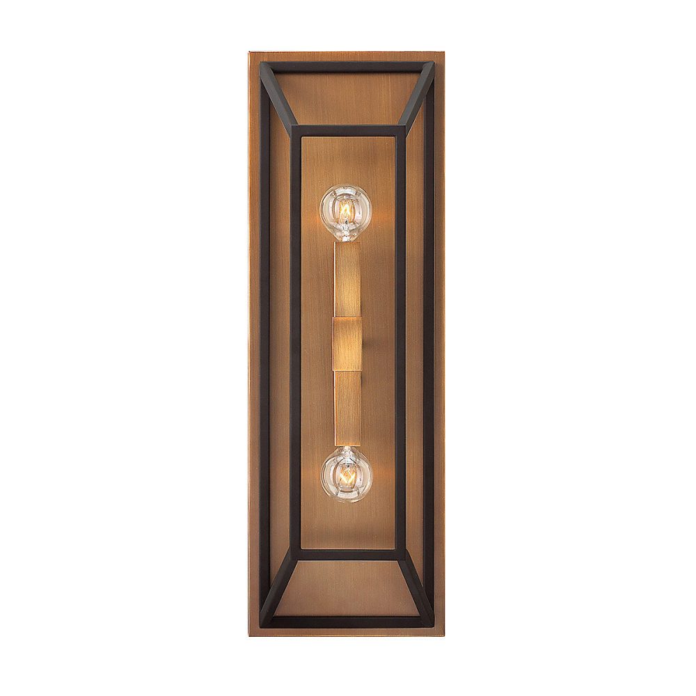 Elstead Fulton – Applique murale d'intérieur à 2 ampoules, bronze, E14