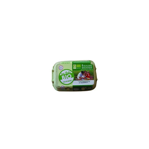 Oeufs frais calibre moyen par 6