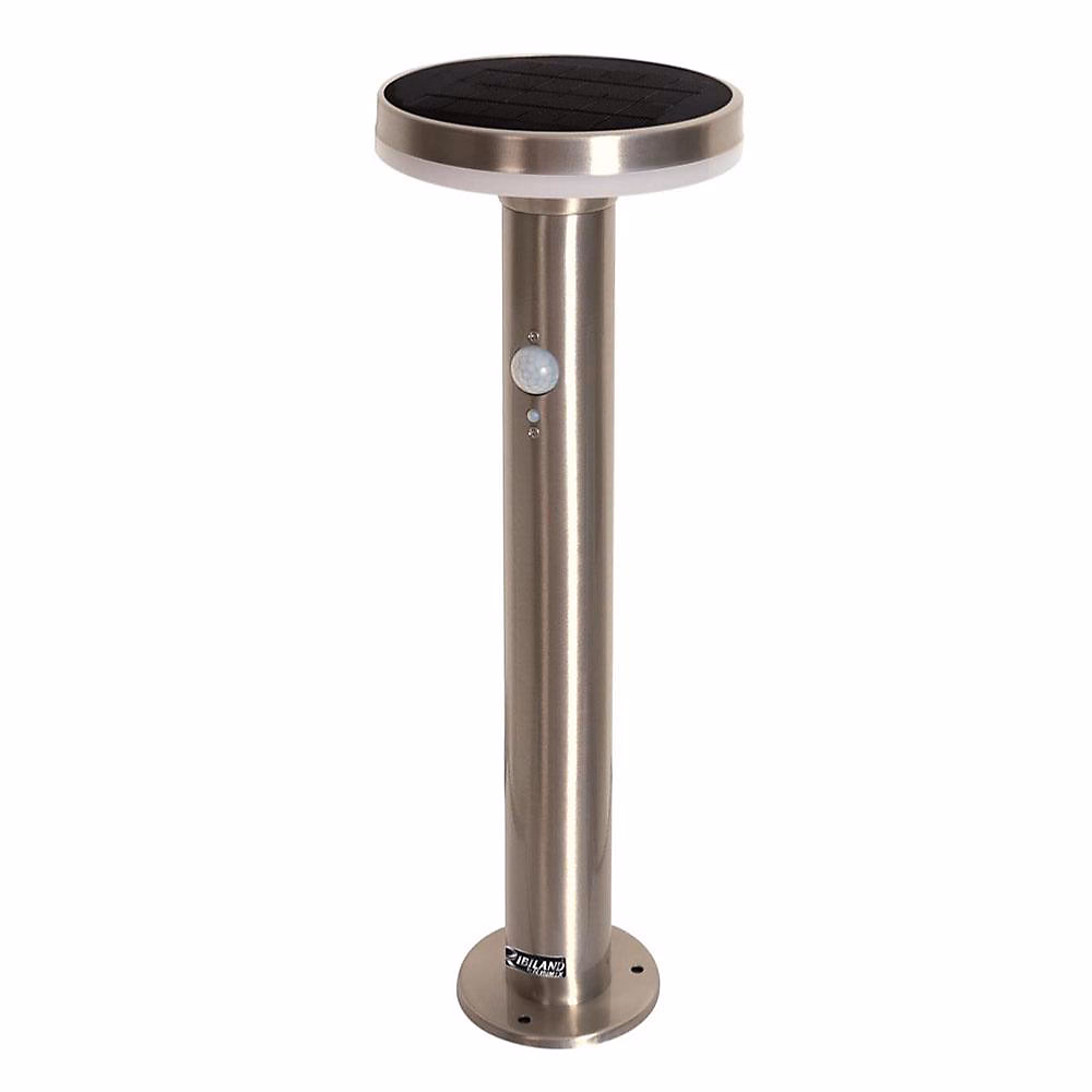 Luminaire et éclairage extérieur – Borne solaire Stella hauteur 50cm rond sur pic avec détecteur