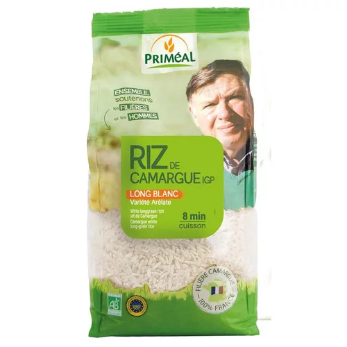 Riz long blanc de Camargue IGP bio en sachet de 1 kg