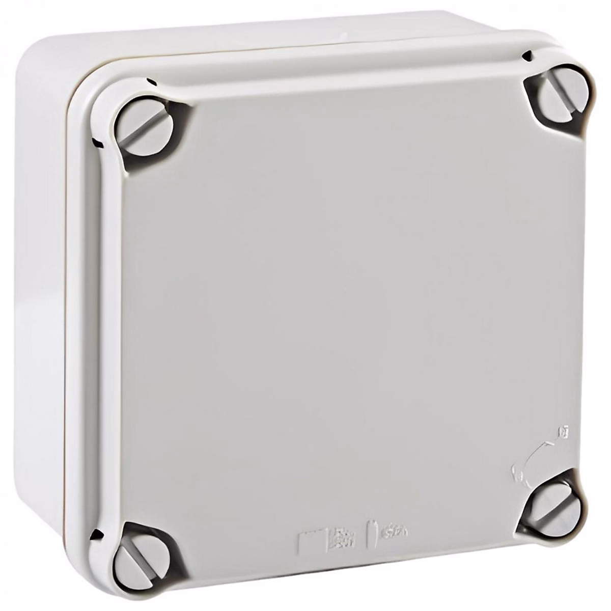 El111 Ide Boitier électrique étanche Ip67 Avec Bords Lisses Dim 108 × 108 × 64