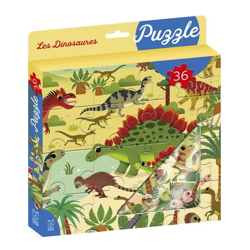 Ma boîte à puzzle 36 pièces “Les dinosaures” Editions Lito