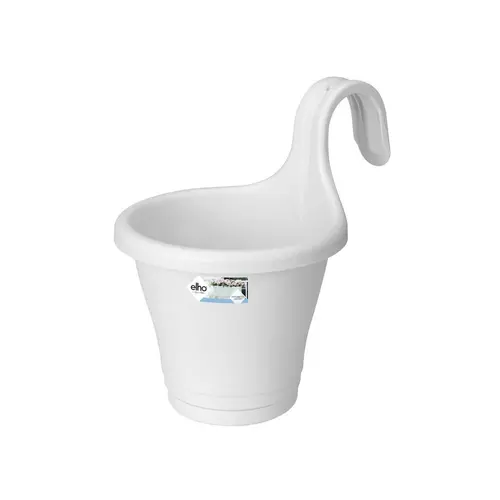 Pot à suspendre coloris blanc Elho Corsica - 27 x 19 x 25,9 cm