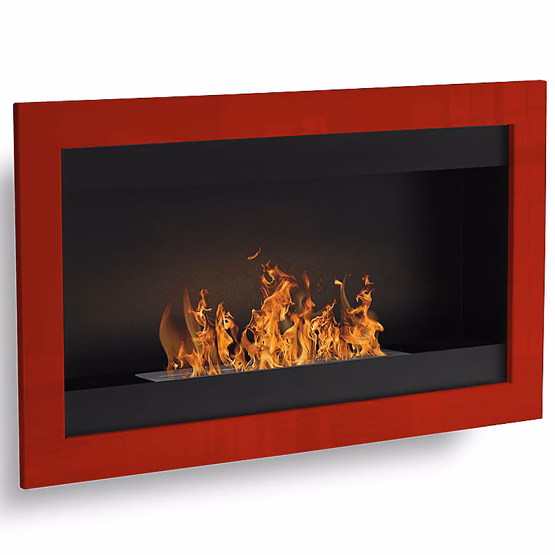 Cheminée éthanol SevenFire | Rouge – 1 brûleur