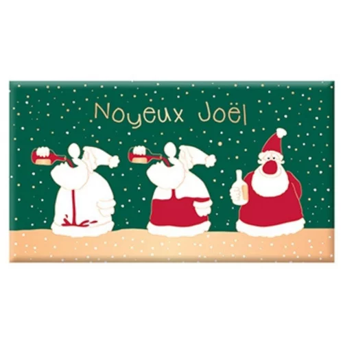 Chocolat noir bio fin d'année « Joyeux Joël » Art Grafik - 40 g