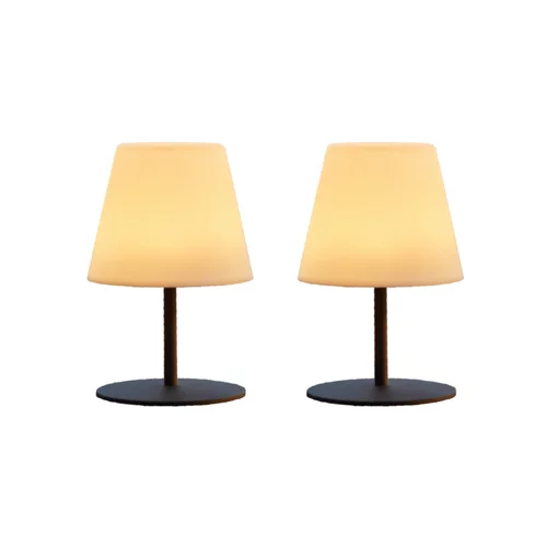Ensemble de deux lampes de table USB sans fil - Ø 10 x H 16 cm