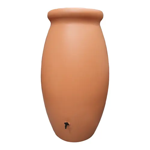 Récupérateur d’eau coloris terre cuite Bellijardin Jarre – 500 L