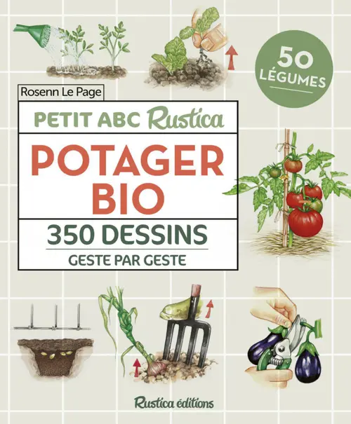 Livre "Petit abc Rustica Potager Bio" Éditions Rustica