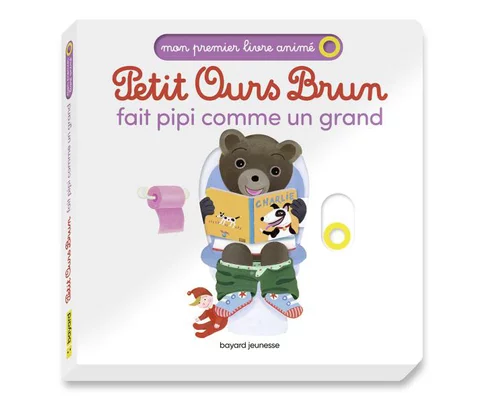 Livre animé Petit Ours Brun fait pipi comme un grand - 10 pages