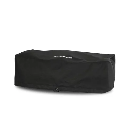 Housse pour plancha 75 cm à poser en polyester enduit PVC noir