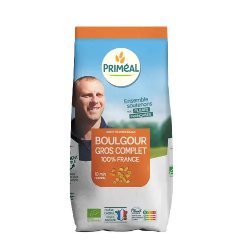 Boulgour au blé complet bio - sachet de 400 g