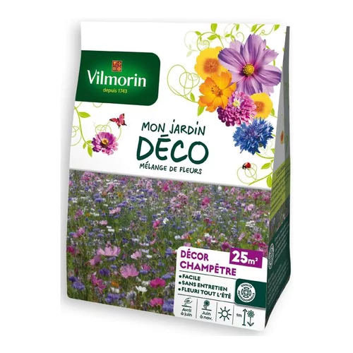 Mélange de fleurs Décor Champêtre 25m2
