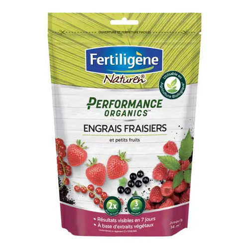 Engrais fraisiers et petits fruits Performance Organic Fertiligène - 700 g