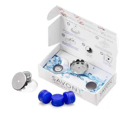 Porte-savon ventousé pour savon jusqu’à 250 g Savont - 1 pièce