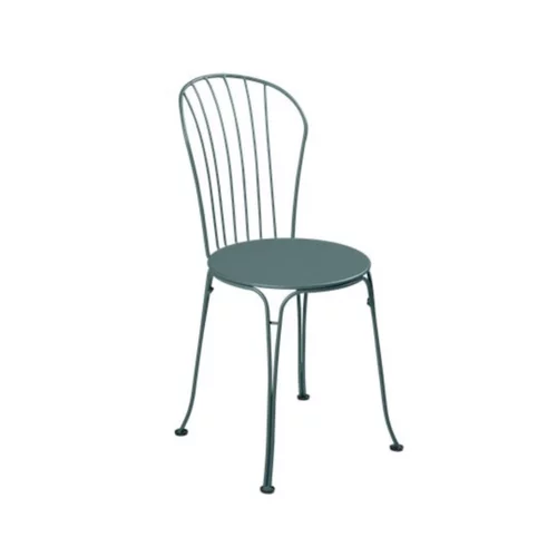 Chaise Opéra + FERMOB gris orage