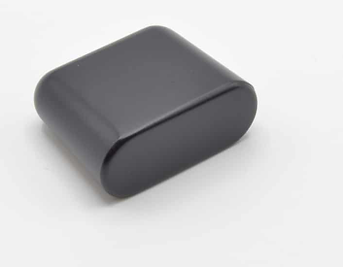 Bouton de meuble en zamac 34 × 14 mm NOIR MATLot de 11