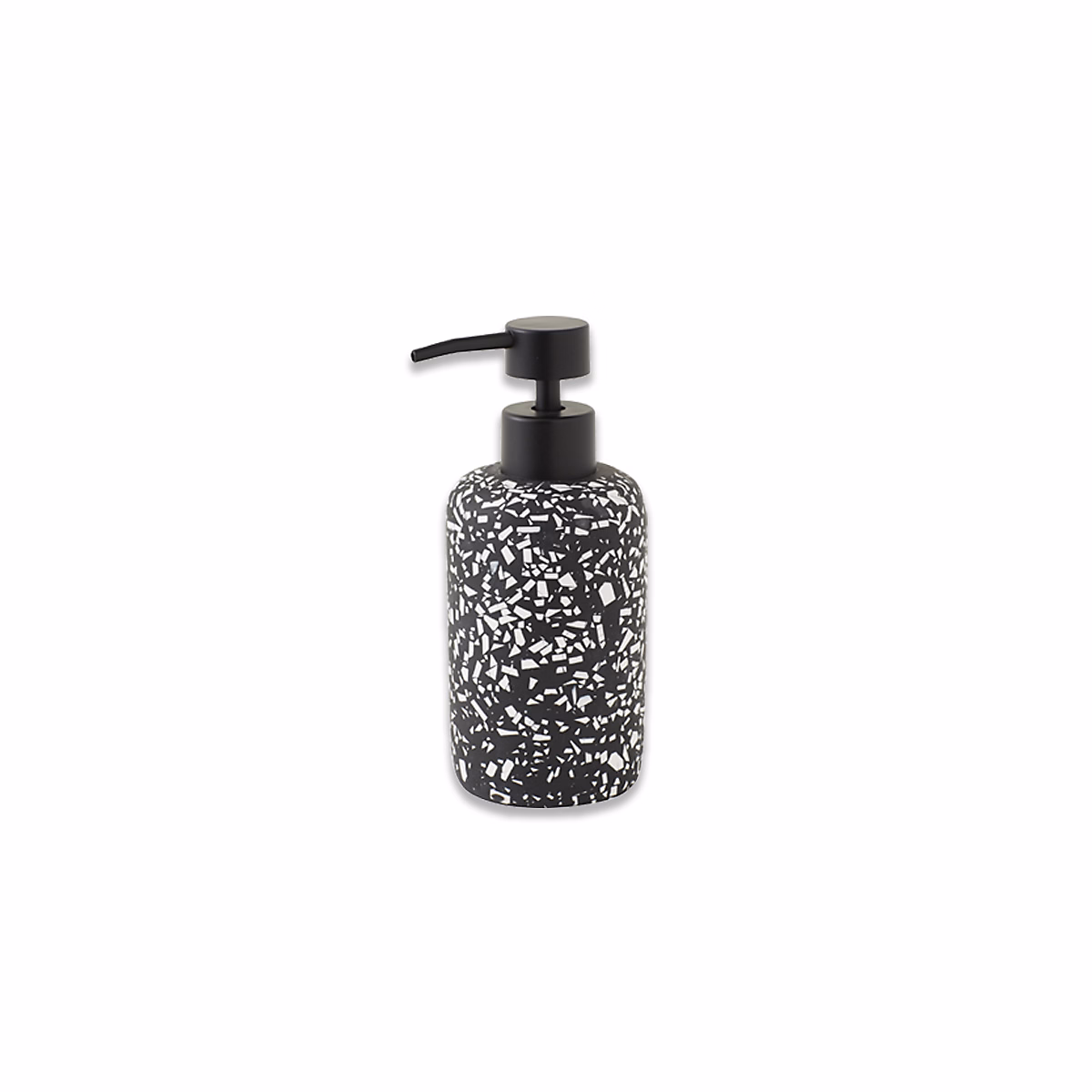 Distributeur de savon – noir et blanc | Terrazzo
