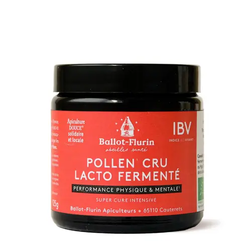 Pollen cru lacto fermenté bio Ballot Flurin - 125 g