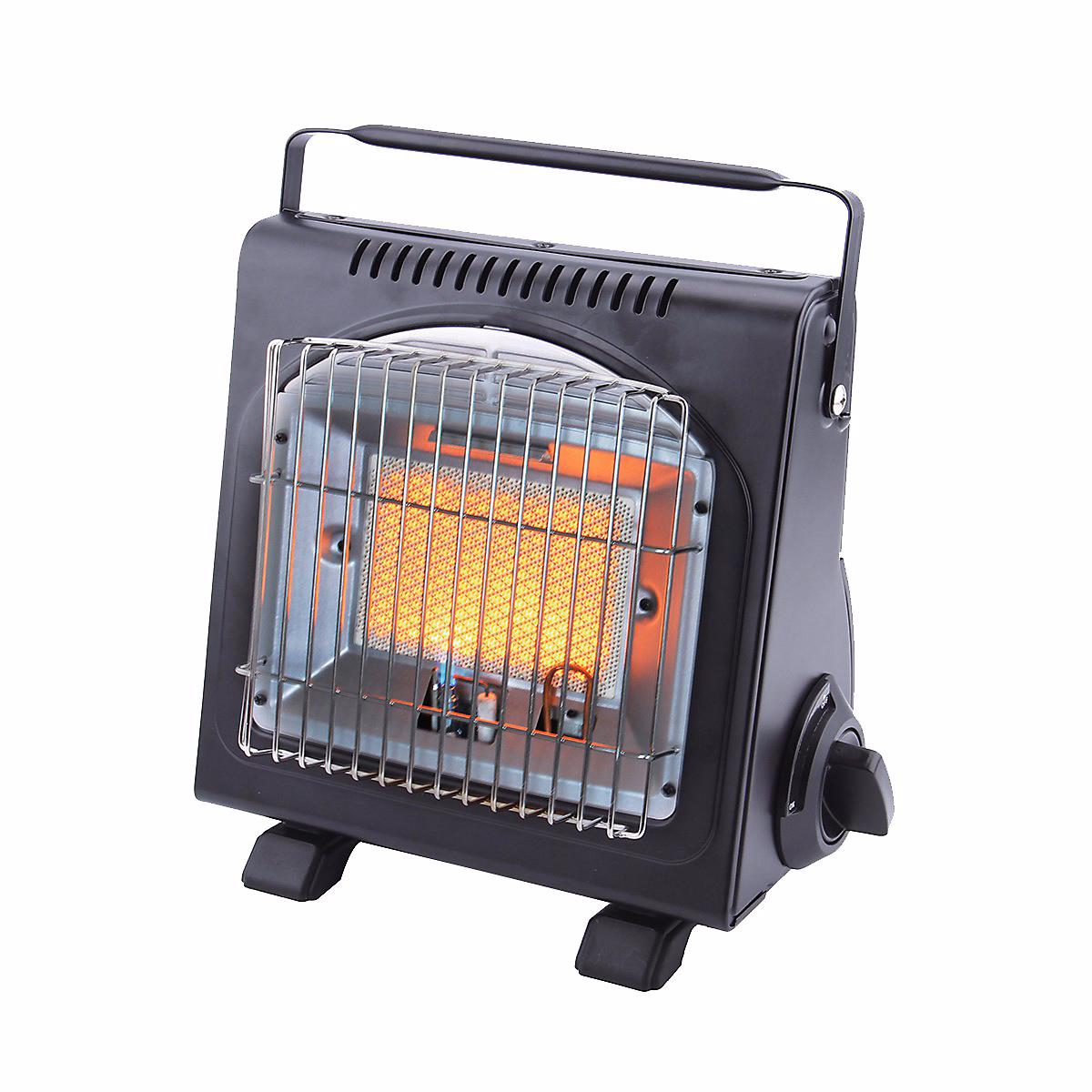 Chauffage d'appoint – Chauffage à gaz portable 1700W Piezo Sécurité thermocouple Camping Pêche Project