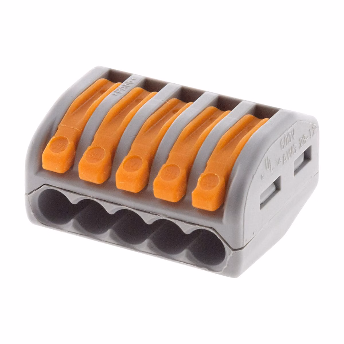 Borne rapide automatique à cliquet S222 – 5 entrées | Wago
