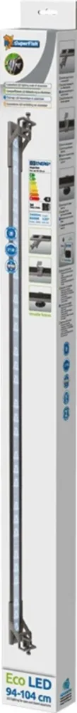 Rampe LED éco pour aquarium, SUPERFISH - Modèle Eco 94-104cm
