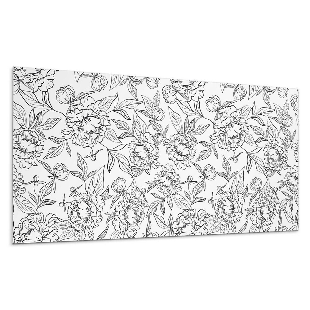Carreaux PVC Wallfluent 40 × 20 cm Motif Floral En Maille 10 pièces