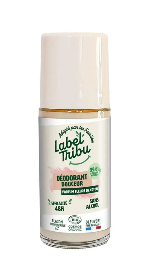 Déodorant douceur bio roll on rechargeable Label Tribu - 50 ml