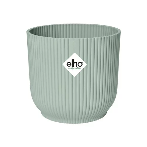 Cache-pot en plastique recyclé vert sorbet Elho Vibes fold rond mini - Ø 7 cm