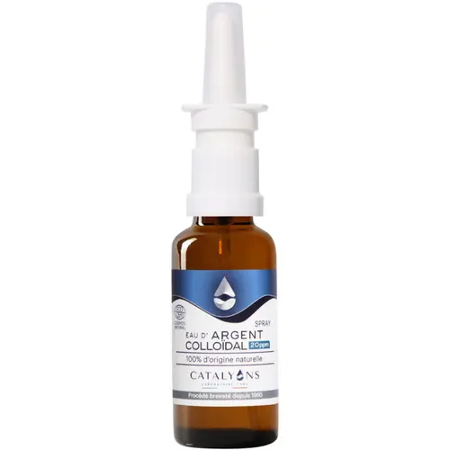 Spray eau d’argent colloïdal pour le nez Catalyons - 30 ml