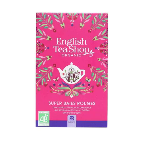 Infusion Super baies rouges bio English Tea Shop - 20 sachets