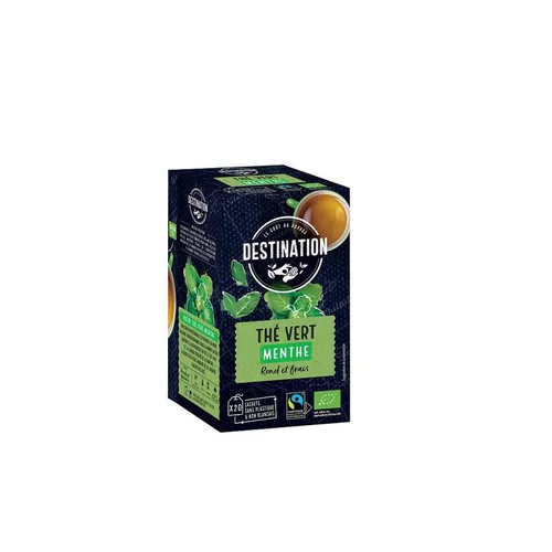 Thé vert menthe bio Destination - 35 g