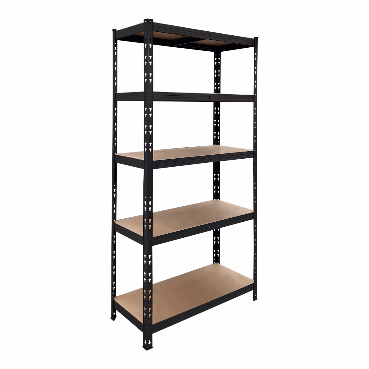 Étagère de garage en acier thermo – laqué H. 180 x l. 90 x P. 40 cm