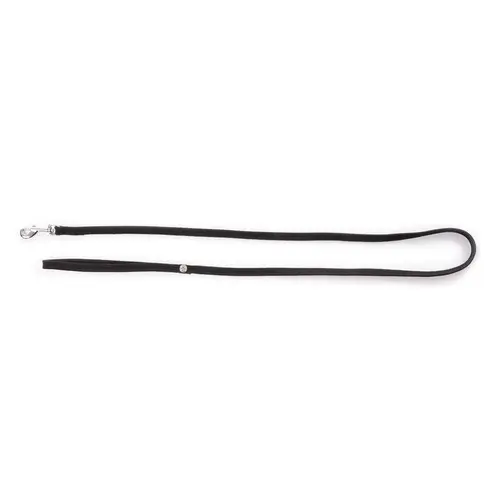 Laisse tubulaire noire 120 cm
