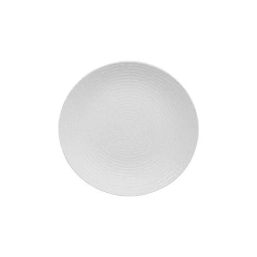 Assiette à dessert en grès blanche Ayra - Ø 21 cm