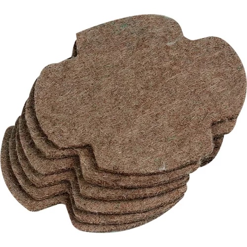 Tapis de nidification pour oiseaux coloris marron en feutre Flamingo Japie – x 6