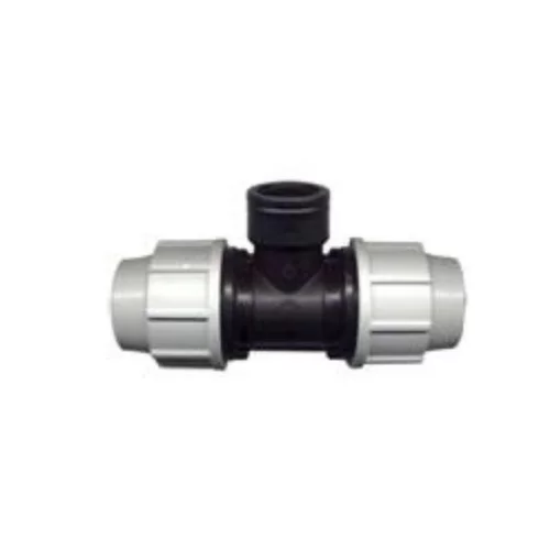 Raccord de compression avec té taraude Plasson 20 x 27 x Ø 32 mm