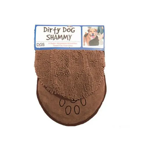 Serviette de toilettage marron - 33 x 79 cm