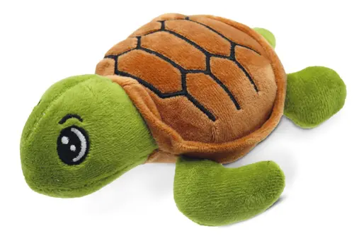 Peluche pour chien coloris vert tortue Croci - 16 cm