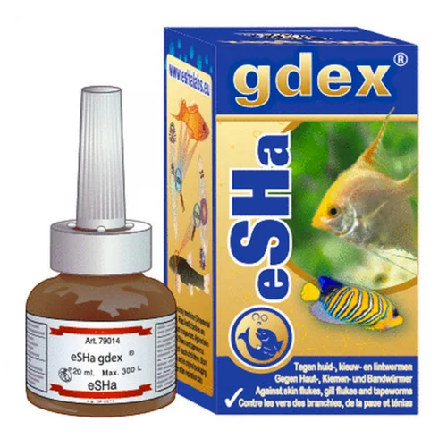 Traitement anti-vers des branchies, 20ml, ESHA Gdex